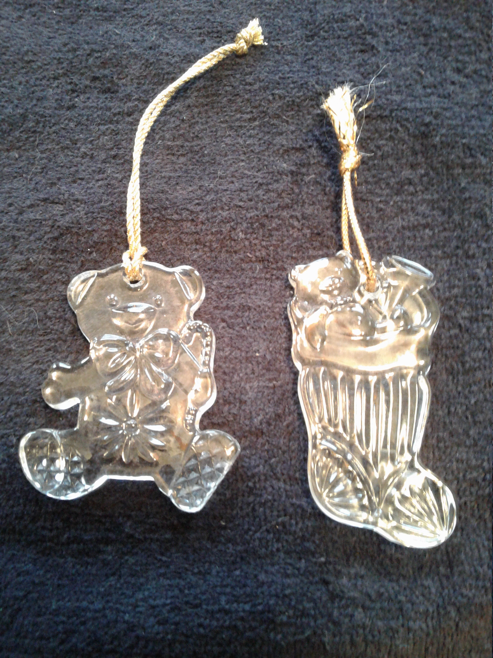 Vintage Gorham Christmas Ornaments 'Teddy Bear' and Etsy