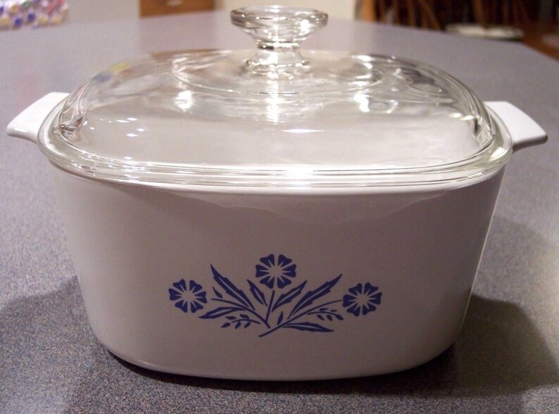Vintage Series A Corning Ware A3B Casserole A9C Pyrex Lid Etsy