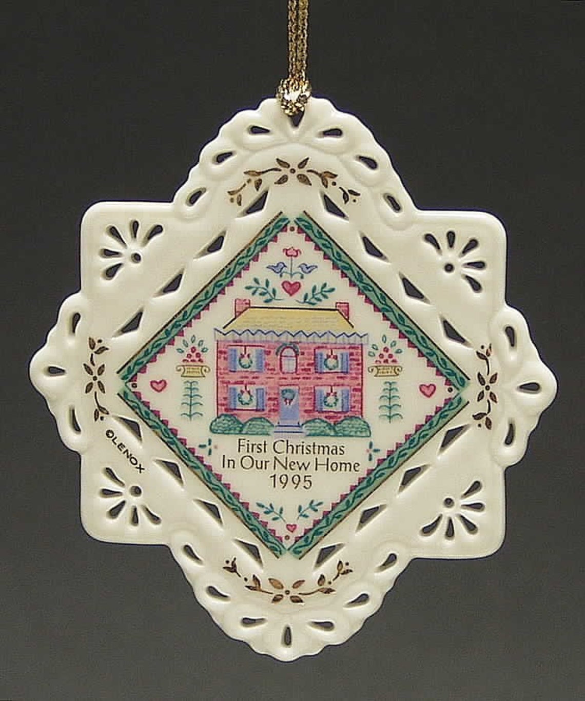 Vintage Lenox Christmas Ornament First Christmas in Our Etsy