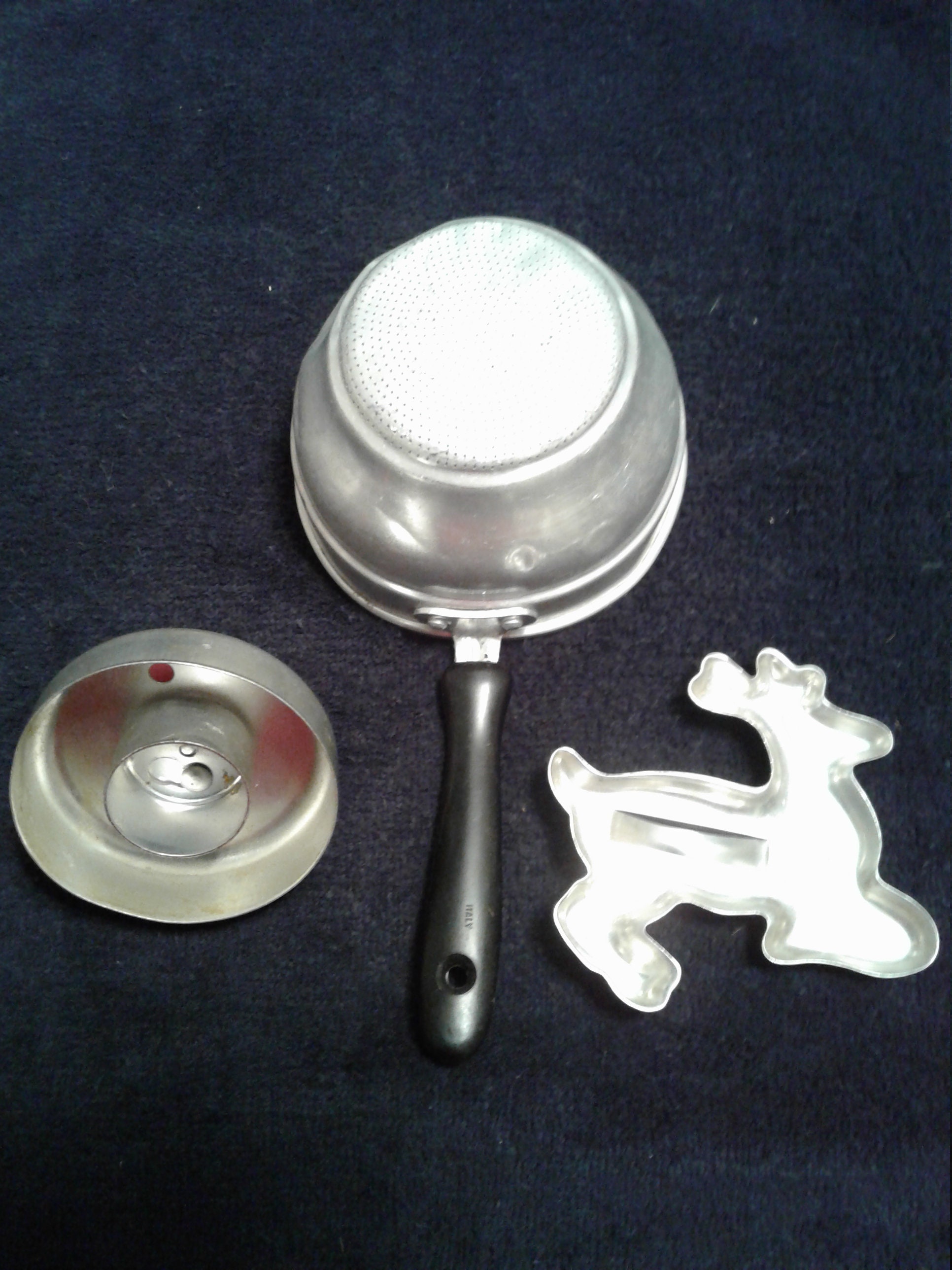 Vintage Aluminum Kitchen Utensils Italian Strainer | Etsy