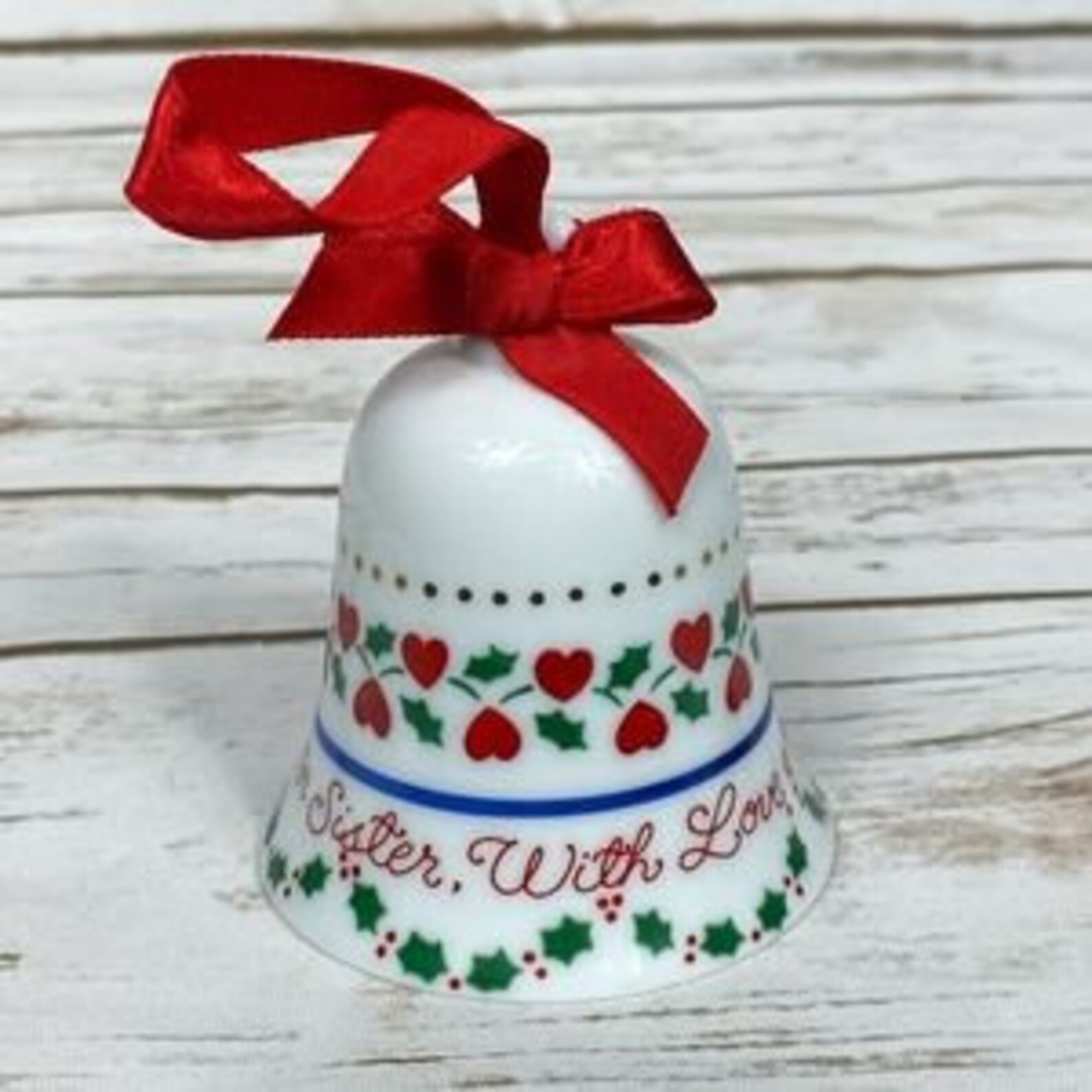 Vintage Hallmark Keepsake Xmas Ornament for Sister With Etsy UK