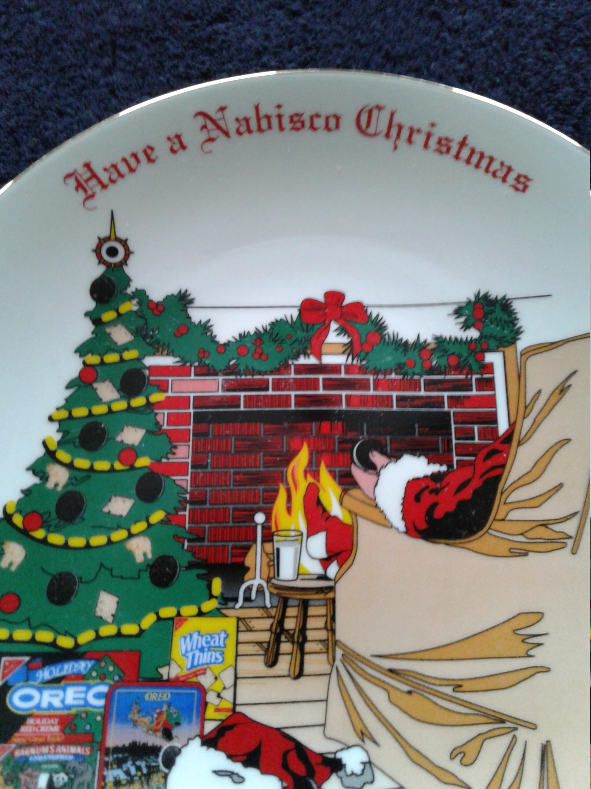 Nabosco Christmas Display 2022 Vintage 1995 Nabisco Christmas Plate Have A Nabisco | Etsy New Zealand