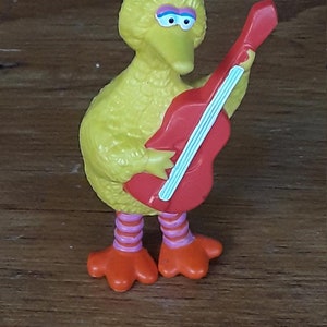 Vintage Tyco Sesame Street PVC Figures, &#39;Big Bird, Bert, Ernie, and Elmo&#39;, Circa 1990s, Good Condition