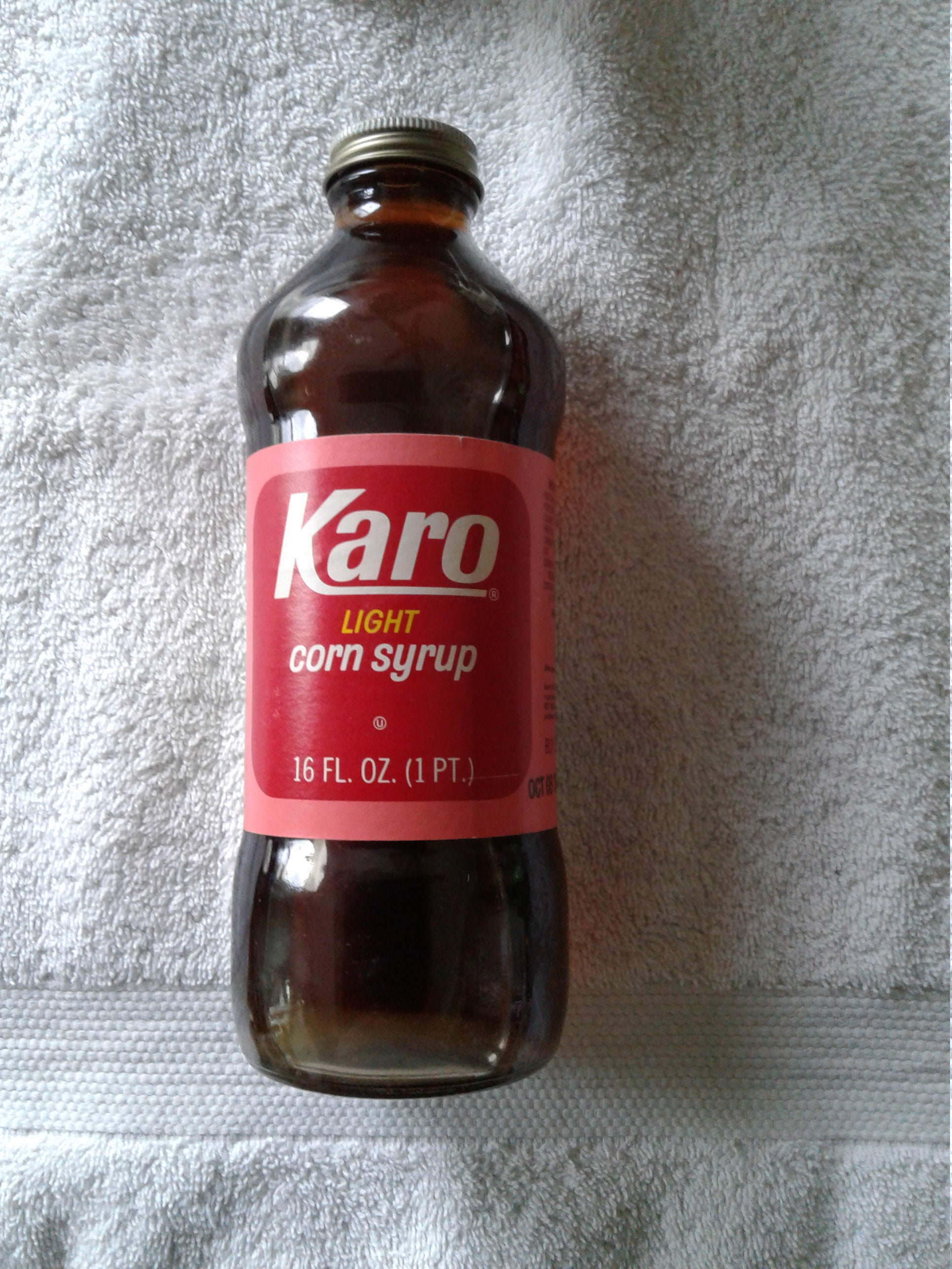 Vintage of 'karo Light Corn Syrup 16 FL Oz -