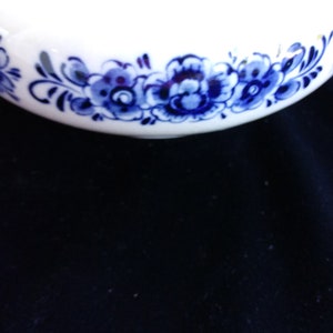 Vintage Bowl/Vase, Royal Delf Blue and White, Hand-painted Bowl Vase, circa 1980s, Delf, Holland