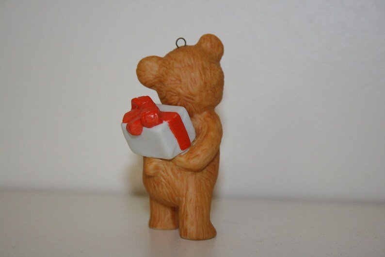 Vintage 1986 Porcelain Cinnamon Bear 4th in the Series Etsy