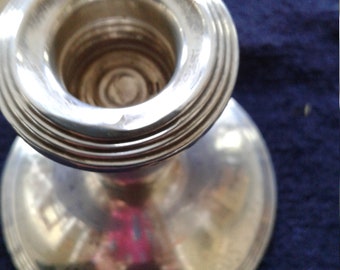 Vintage Newport Sterling Candle Holders, Sterling Silver