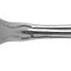 May include: A silver butter knife with an ornate handle and a plain blade.