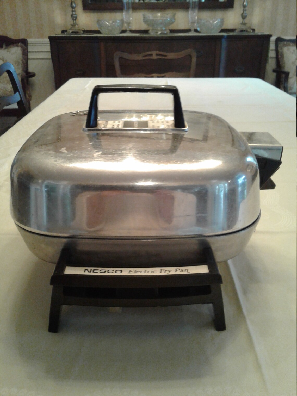 Vintage NESCO Aluminum Electric FryPan Model 8668 Div. of Etsy