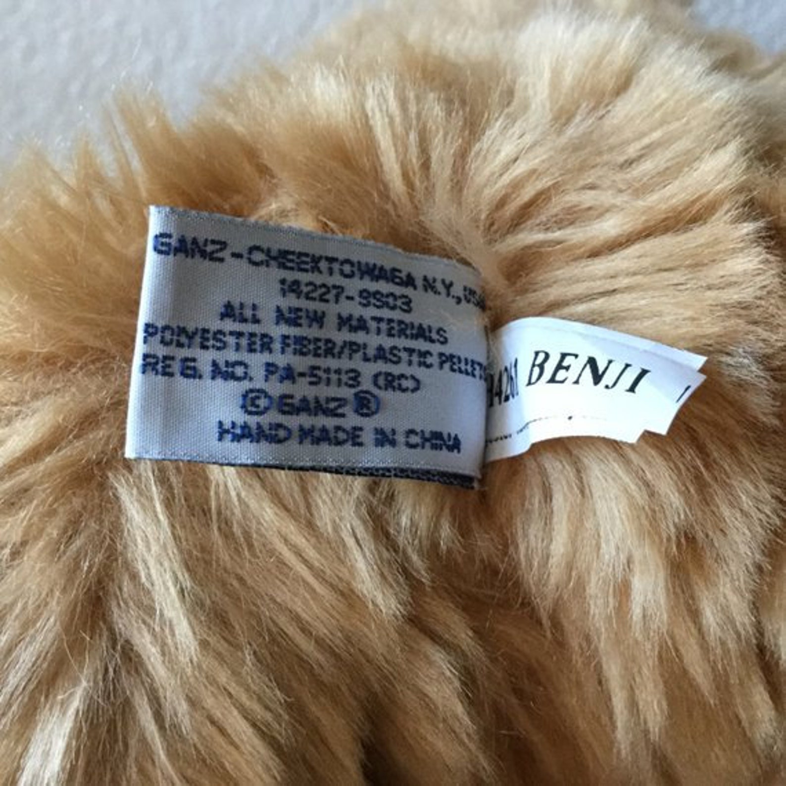 Vintage Ganz Heritage Collection Bear Benji' Honey Etsy