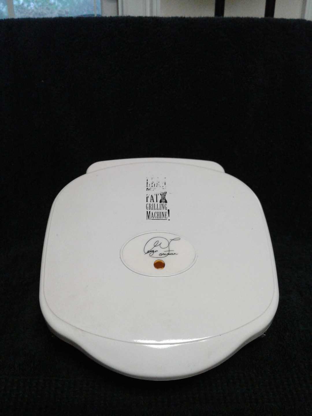 Vintage Foreman grilling Machine, Model GR10A, 10 by 8 1/2, by