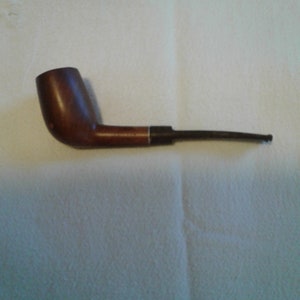 Vintage &quot;Elsinor Pipe&quot;, Imported Briar, Circa 1960s, 1 7/8&quot; T x 5 3/4&quot; L x 1 1/4&quot; D, Chipped Stem