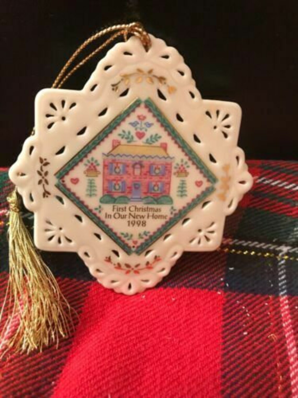Vintage Lenox Christmas Ornaments 