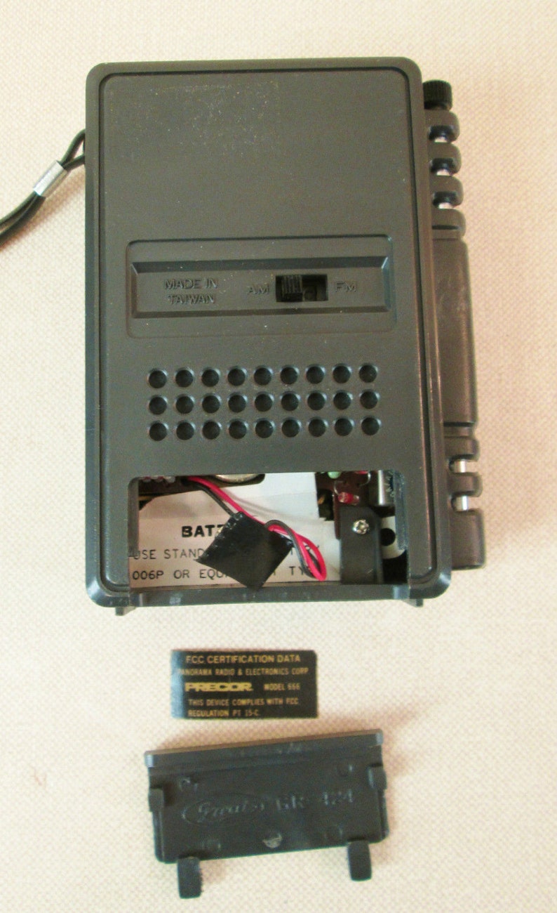 Vintage Precor FM AM 2-Band Transistor Radio 1970s Made in | Etsy