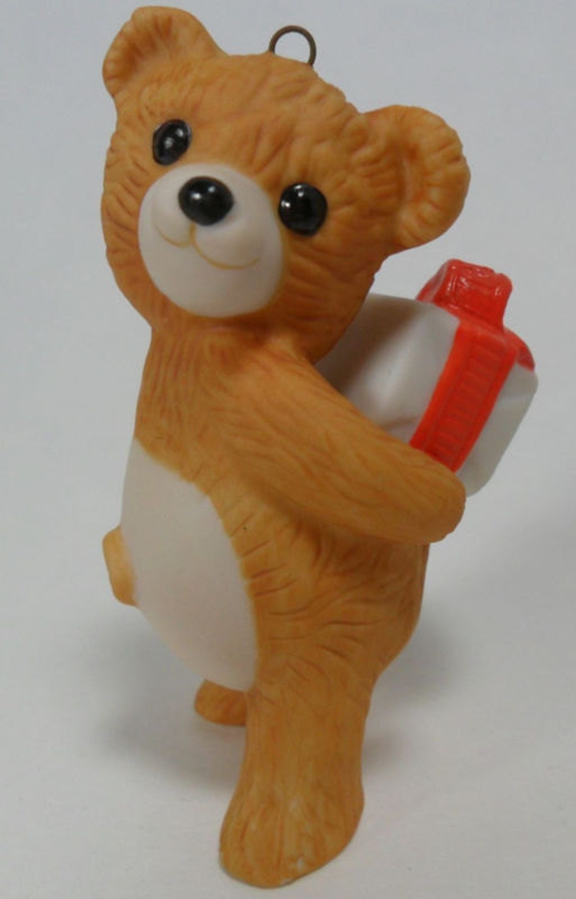 Vintage 1986 Porcelain Cinnamon Bear 4th in the Series Etsy