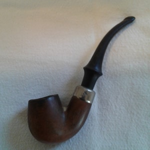 Vintage &quot;WPC Wellington Pipe,&quot; 1960s, 1 3/4&quot; T x 6&quot; L x 1 3/8&quot; D, Poor Condition, Cracked Bowl