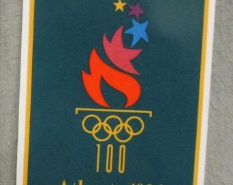 Vintage Hallmark Ornament, 1996, "Games of XXVI Olympiad Atlanta, GA", No Original Box, Very Good Vintage Condition, Metal