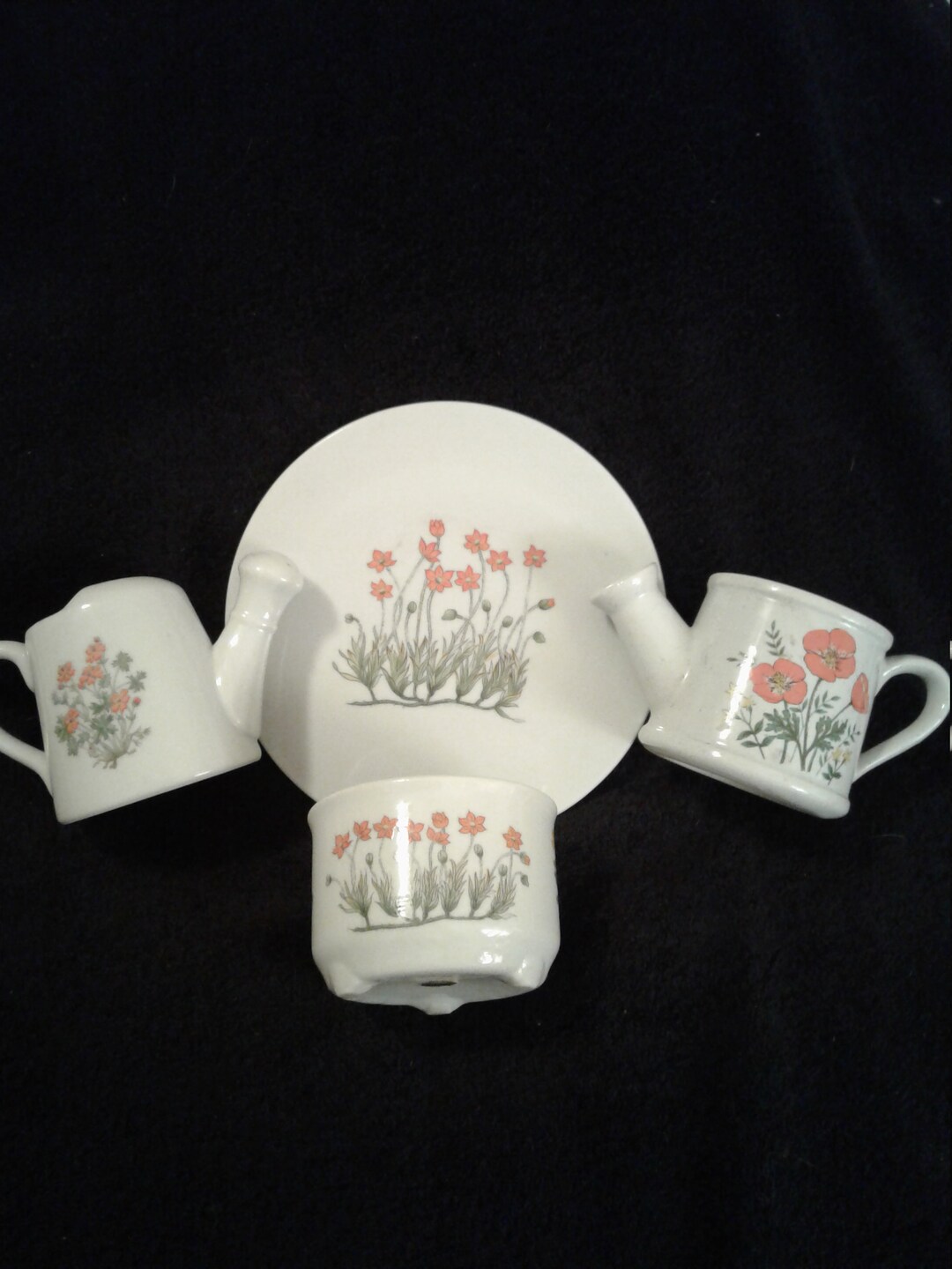 こたつみかん✩✩✩ Vintage Takahashi, Orange Flower Porcelain, Made in Japan