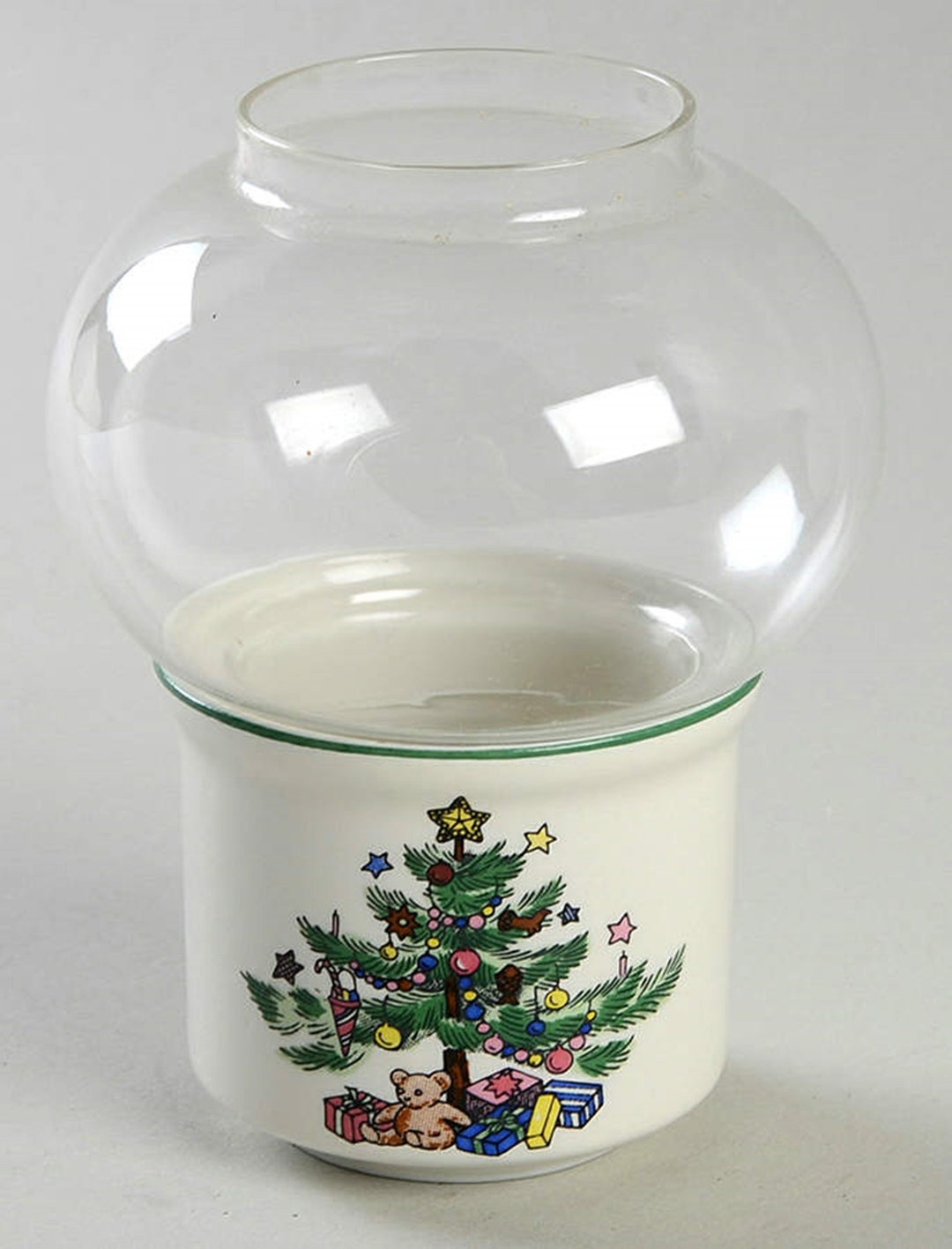 Vintage Nikko Votive Holder Chimney and Candle happy Etsy