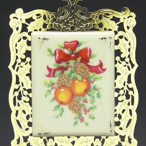 Vintage Lenox Christmas Orchard &#39;Apple&#39; Ornament, Discontinued