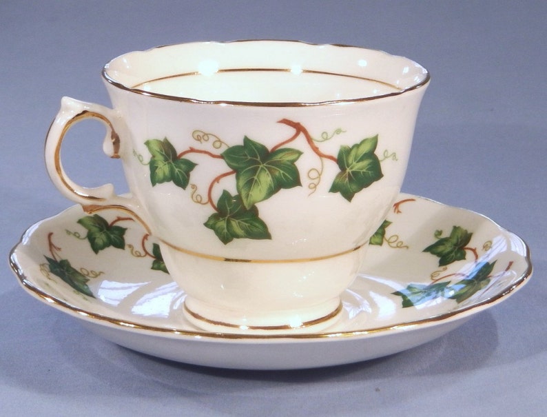 Vintage Colclough Ivy Leaf Bone China Tea Cup England Circa Etsy