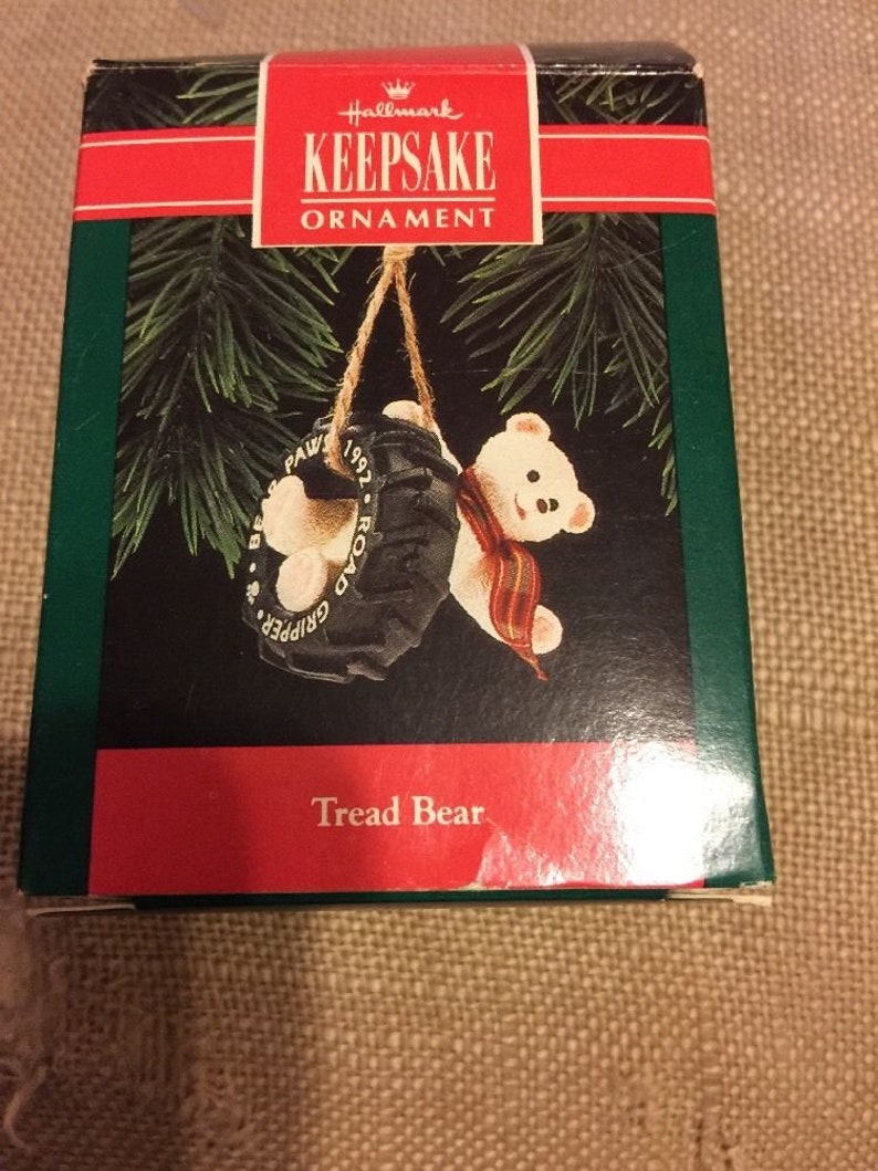 Vintage Hallmark Cards 1992 Keepsake Ornament tread - Etsy