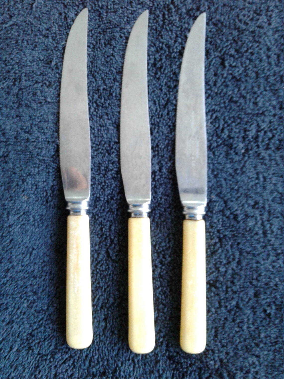 Antique Vintage Stainless Steak Knives S. Pearson & Company Etsy