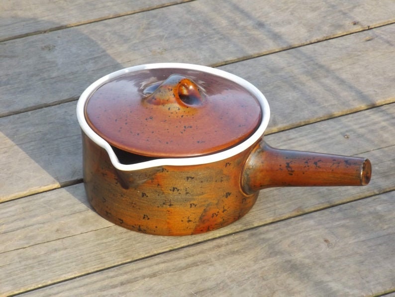 Vintage Stig Lindberg Gustavsberg, Casserole Dishes, One With