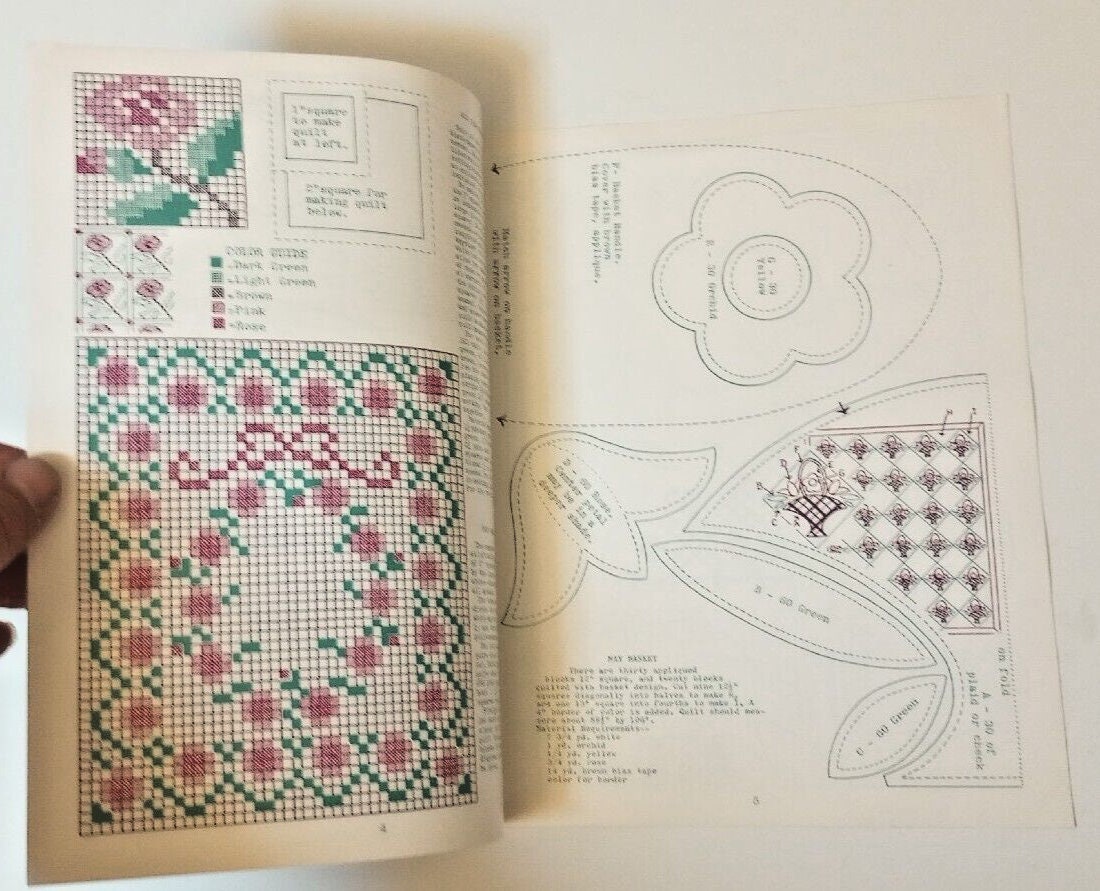Vintage Quilt Pattern Book, 1970s, "easy Quilts No. 3500", 15 Pages, 25 ...