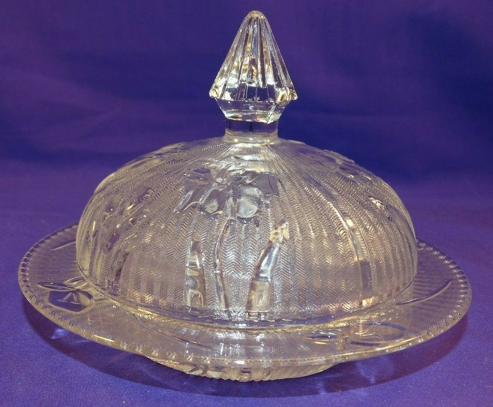 Vintage Depression Era Lidded Butter Dish Creamer and Sugar Etsy