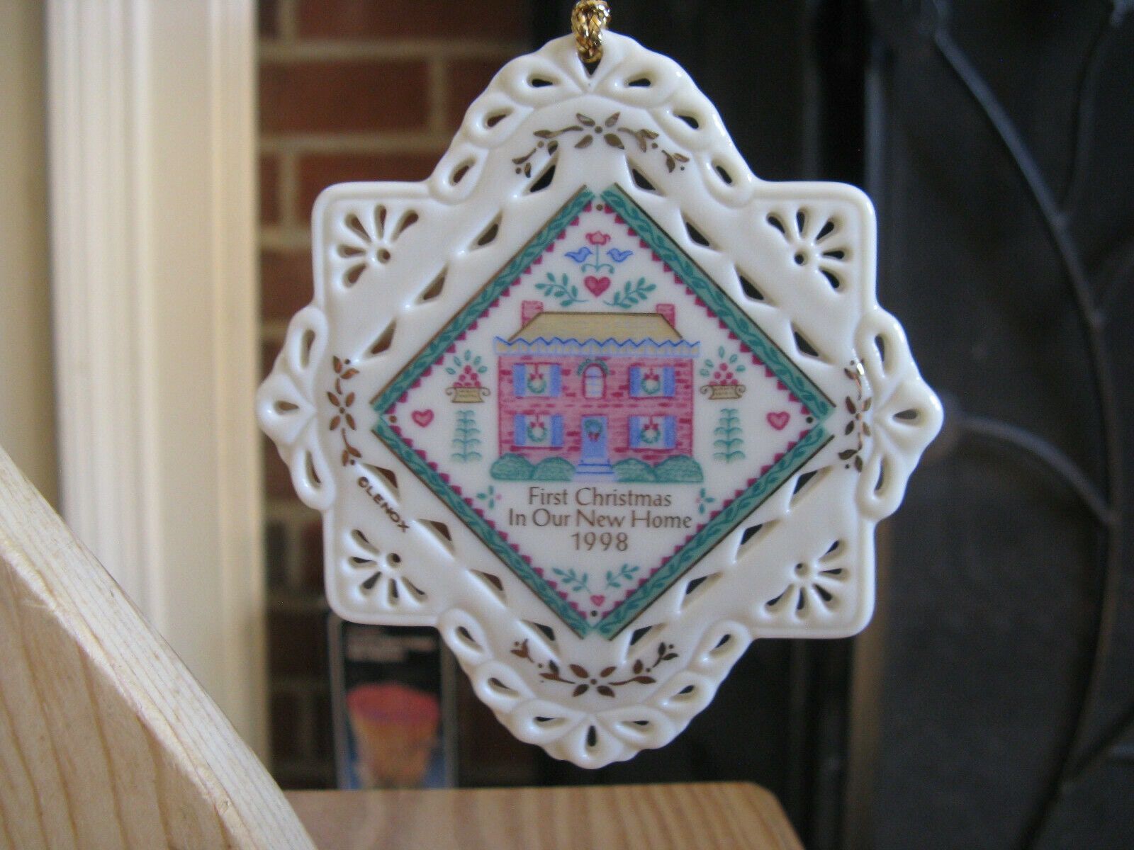 Vintage Lenox Christmas Ornament First Christmas in Our Etsy