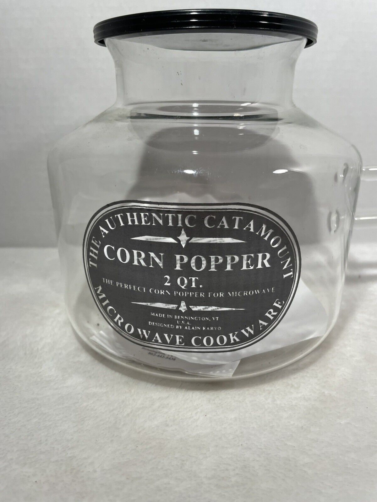 the authentic catamount microwave corn popper