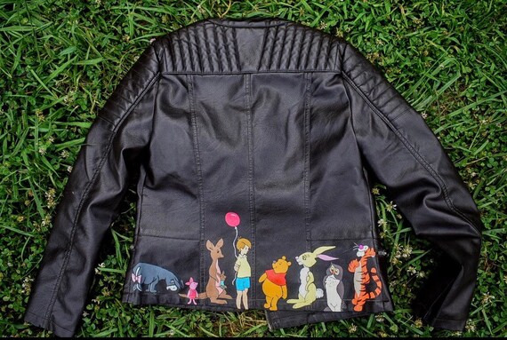 winnie the pooh leather jacket