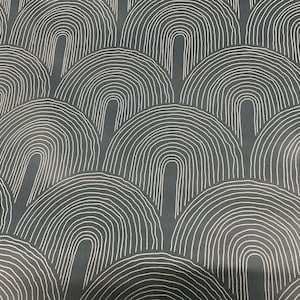 Oilcloth Fabric, PVC Coated, Exclusive Morris Designs, Kiki in Egyptian Blue, Per Meter