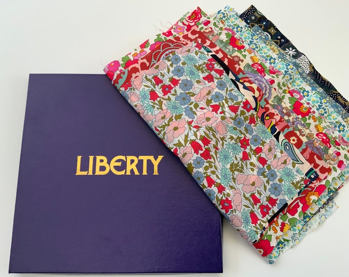Liberty Bundle, Tana Lawn Fabric For Quilting, Face Mask, Craft and Hobby