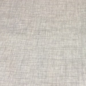 Oilcloth, PVC coated fabric, Clarke & Clarke Henderson Design, Soft Grey linen Effect, Per Meter