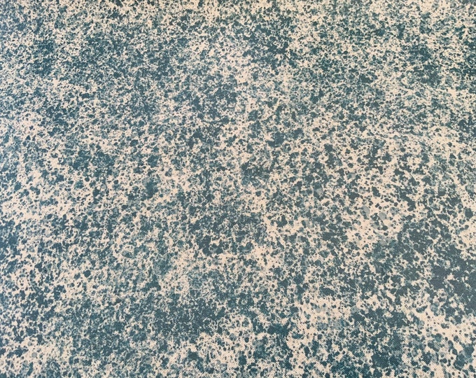 Oilcloth Fabric, Exclusive Morris Designs, Splatter in Inky Blue, PVC coated Cotton, Superb Quality, Per Meter