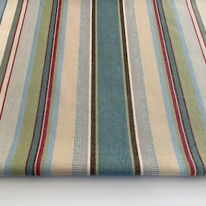 Deckchair Canvas, Coco,  Vintage Stripes, Heavy Duty Cotton, Per Meter