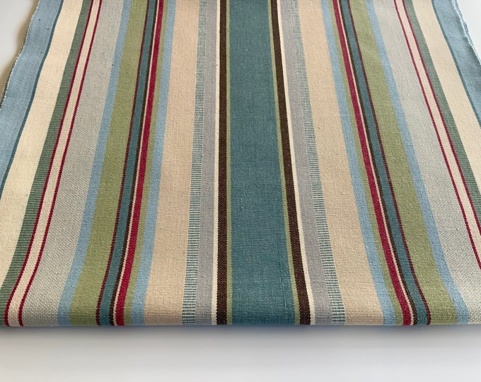 Deckchair Canvas, Coco,  Vintage Stripes, Heavy Duty Cotton, 1.5 meter length