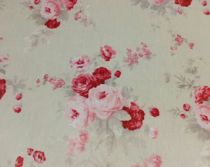 100% Cotton Fabric, Exclusive Morris Designs, Bellerose, Superb Quality, Per Meter, Limited Edition