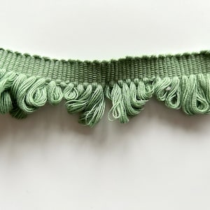 Fan Edge Trim, Duck Egg, 100% Cotton, Superb Quality,  Per Meter