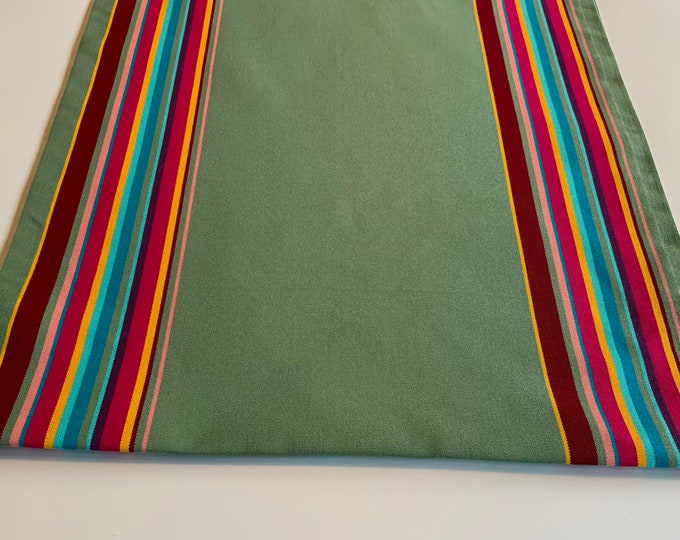 Deckchair Canvas, Margo, Multicoloured Stripe, Heavy Duty, Per Meter