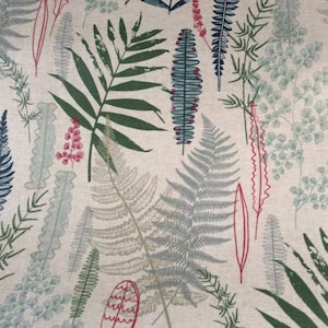 Tessuto in tela cerata, rivestito in PVC, esclusivo Morris Designs, Botanist, al metro