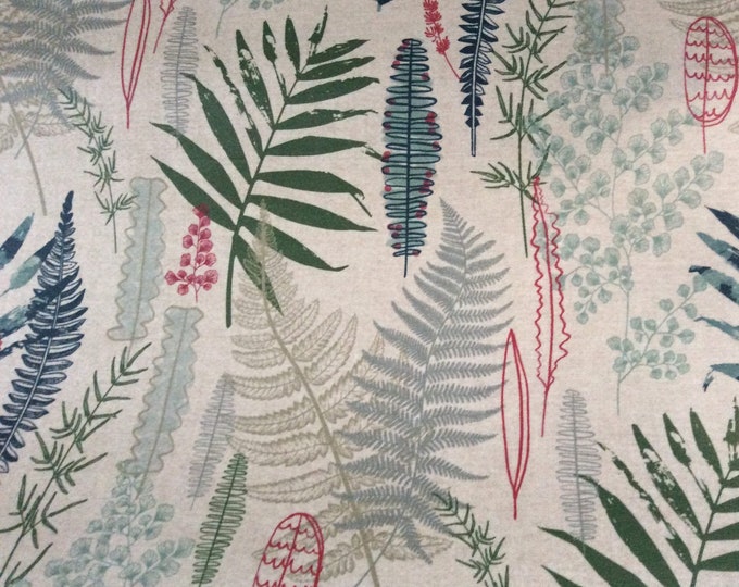 Oilcloth Fabric, PVC Coated, Exclusive Morris Designs, Botanist, Per Meter
