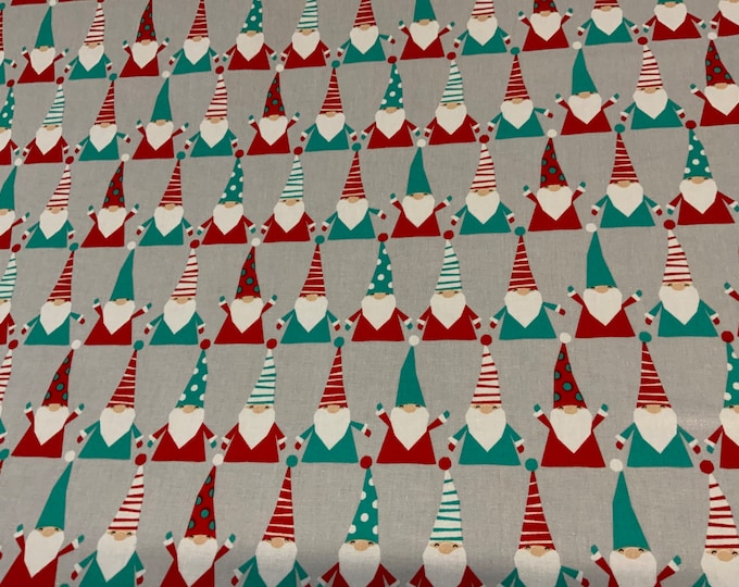 Oilcloth Fabric, PVC Coated,  Santas Hats, Per Meter