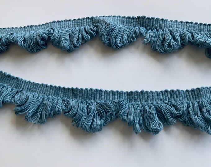 Fan Edge Trim, Washed Ink, 100% Cotton, Superb Quality,  Per Meter