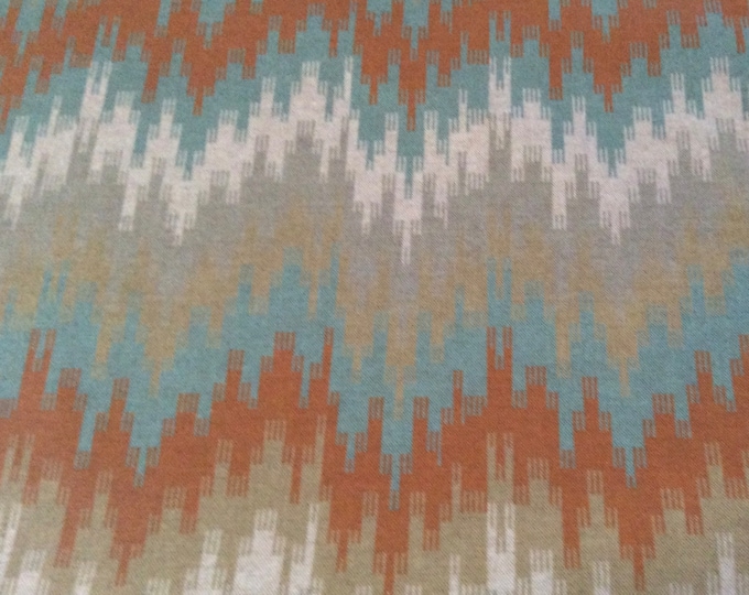 Oilcloth Fabric, PVC Coated, Exclusive Morris Designs, Verona in Yellow Eau De Nil, Per Meter