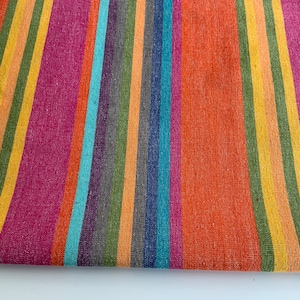 Deckchair Canvas, Kitty,  Vintage Stripes, Heavy Duty Cotton, 1.5 Meter Length