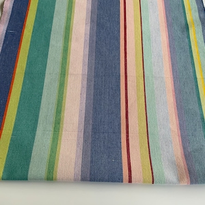 Deckchair Canvas, Dolly,  Vintage Stripes, Heavy Duty Cotton, Per Meter