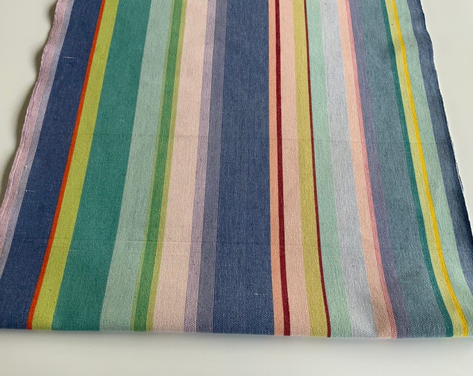 Deckchair Canvas, Dolly,  Vintage Stripes, Heavy Duty Cotton, Per Meter